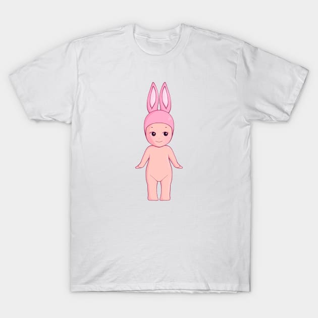 Pink Bunny Sonny Angel T-Shirt by novembersgirl